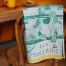 Les Tuileries Tea Towel