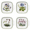 Botanic Garden Canapé Dishes 7.25" Set of 4