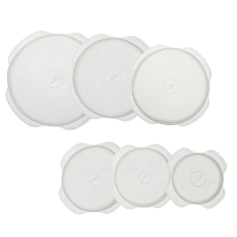 W&P Silicone Stretch Lids - set of 6
