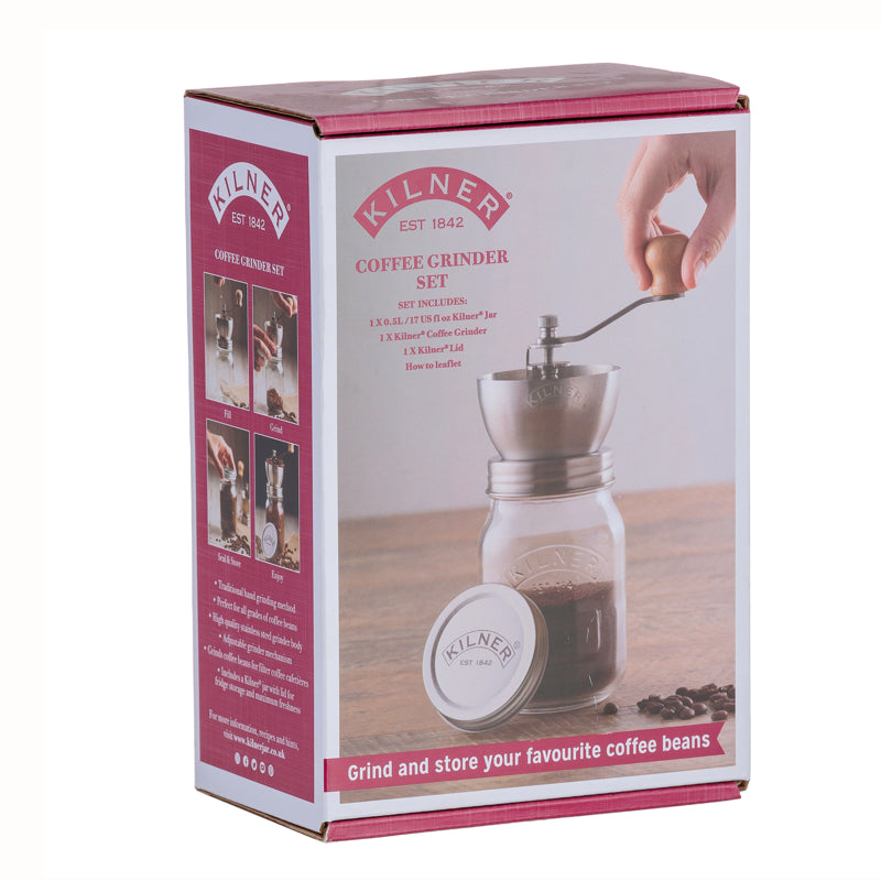 KILNER Adjustable Coffee Grinder Jar