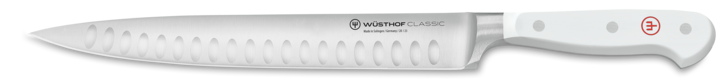 Wüsthof Classic White 9" Carving Knife, Hollow Ground
