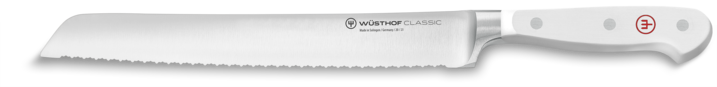 Wüsthof Classic White 9" Double Serrated Bread Knife