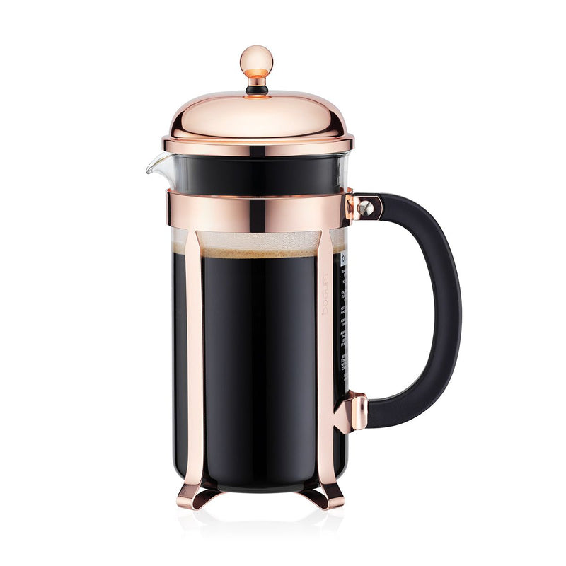 Bodum Copper CHAMBORD® Coffee maker, 8 cup, 1.0 l, 34 oz