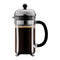 CHAMBORD® coffee press Black/Chrome/Glass 8 cup, 1.0 l, 34 oz