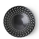 Bowl Black Choctaw Swirl 10"