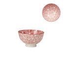 Kiri Porcelain Bowl Red with Red Trim, 3 sizes