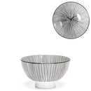 Kiri Porcelain Bowl Black Line, 3 Sizes.