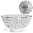 Kiri Porcelain Bowl Black Line, 3 Sizes.