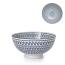 Kiri Porcelain Bowl Blue Stitch.