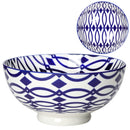 Kiri Porcelain Bowl Blue Lattice, 3 Sizes.*** New in June 2021