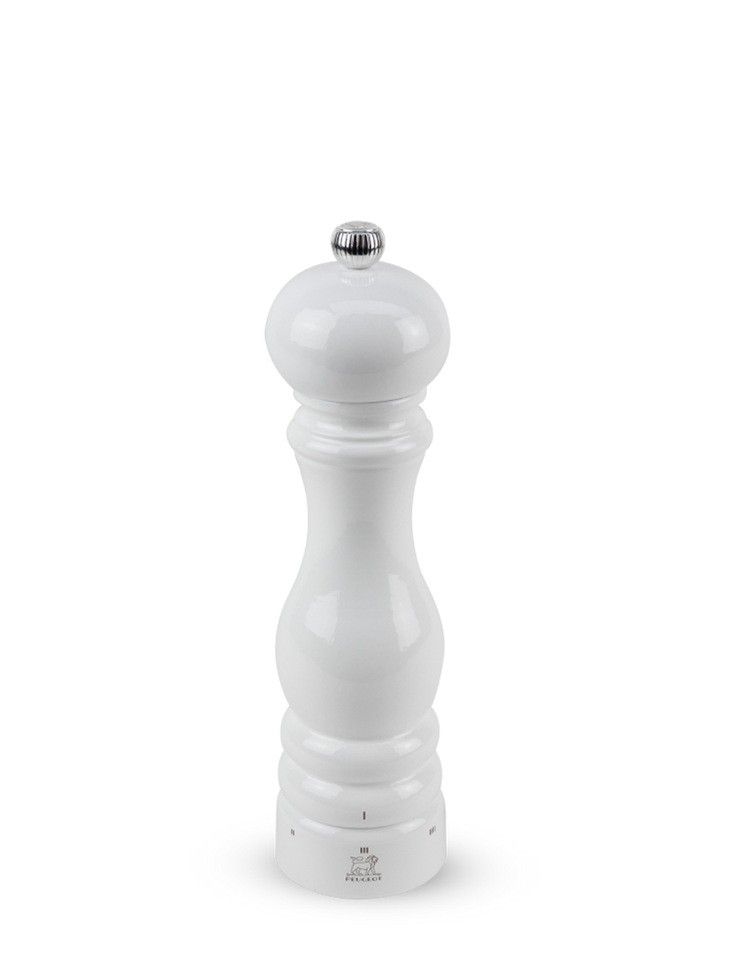 Paris Pepper & Salt Mill White Lacquer 5" to 16"