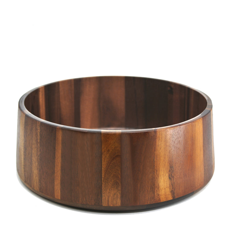 Dark Acacia Salad Bowl