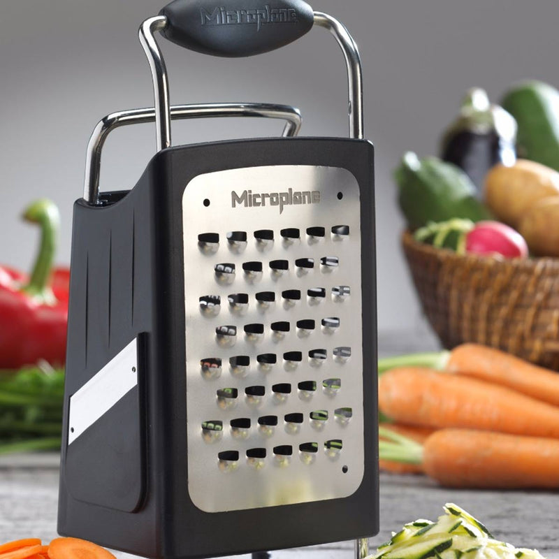 Microplane 4-Sided Stainless-Steel Professional Box Grater