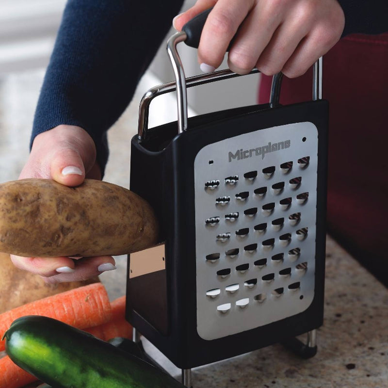 Microplane 4-Sided Stainless-Steel Professional Box Grater