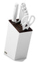 Wüsthof Classic White Seven Piece Slim Knife Block Set (Bread Version)