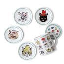 Cats in Hats Mini Plate Set