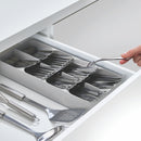 JJ DrawerStore™ Large Compact Cutlery Organizer