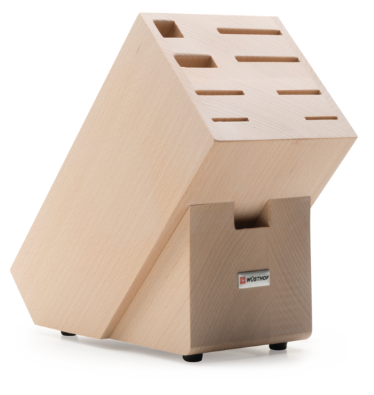Wüsthof 9-Slot Natural Beech Wood Knife Block - 7242