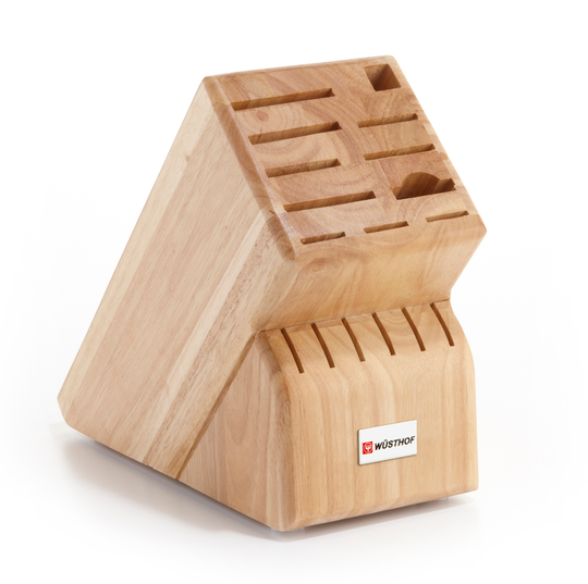 Wusthof 17 Slot Natural Beech Knife Block - 7255 B