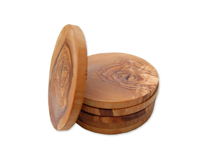 olivenholz-erleben - Untersetzer rund Ø 12 cm
