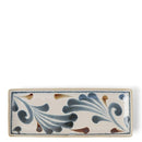 Rustic Blue Vines Rectangle Plate