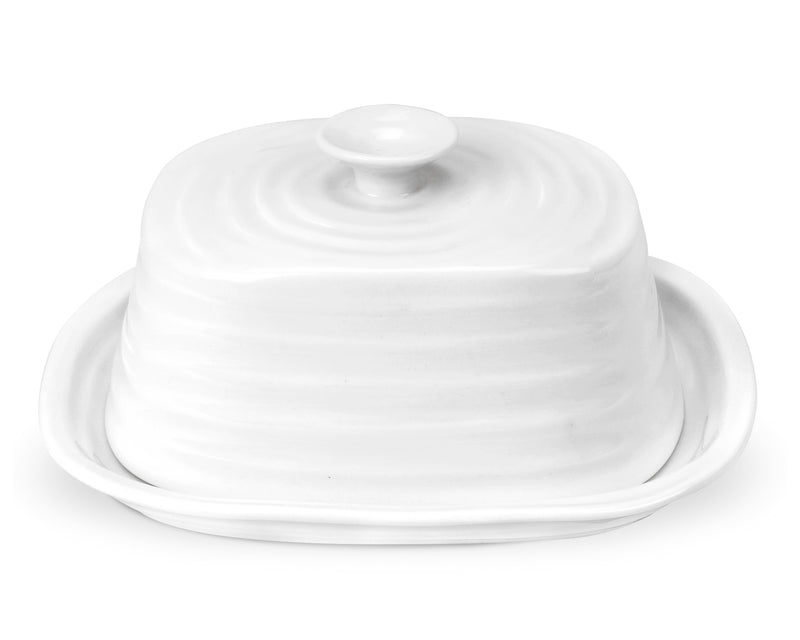 Sophie Conran White Oblong Covered Butter Dish