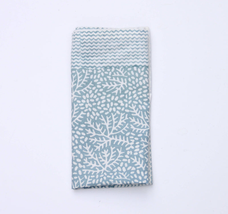 Rozablue - N-flm20 Napkin Floral Mineral