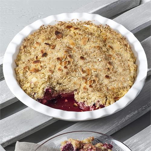 BIA Ruffled Pie Dish