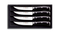 Wüsthof Classic Ikon 4 Piece Steak Knife Set - 9716