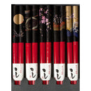 Night Scenes Red Chopsticks Set