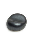 Iron Glaze Black Matte Pebble Chopstick Rest