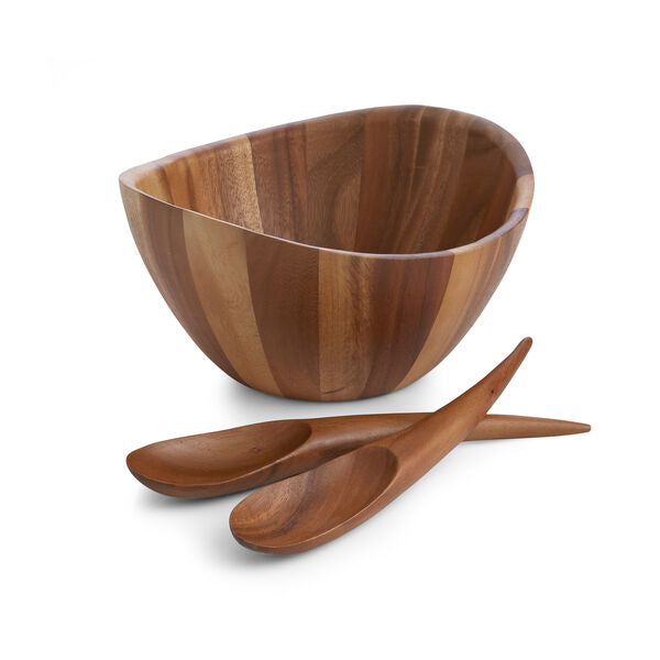 Nambé Harmony 3-Piece Salad Set