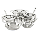 All-Clad d5 Polished Stainless 10-Piece Set