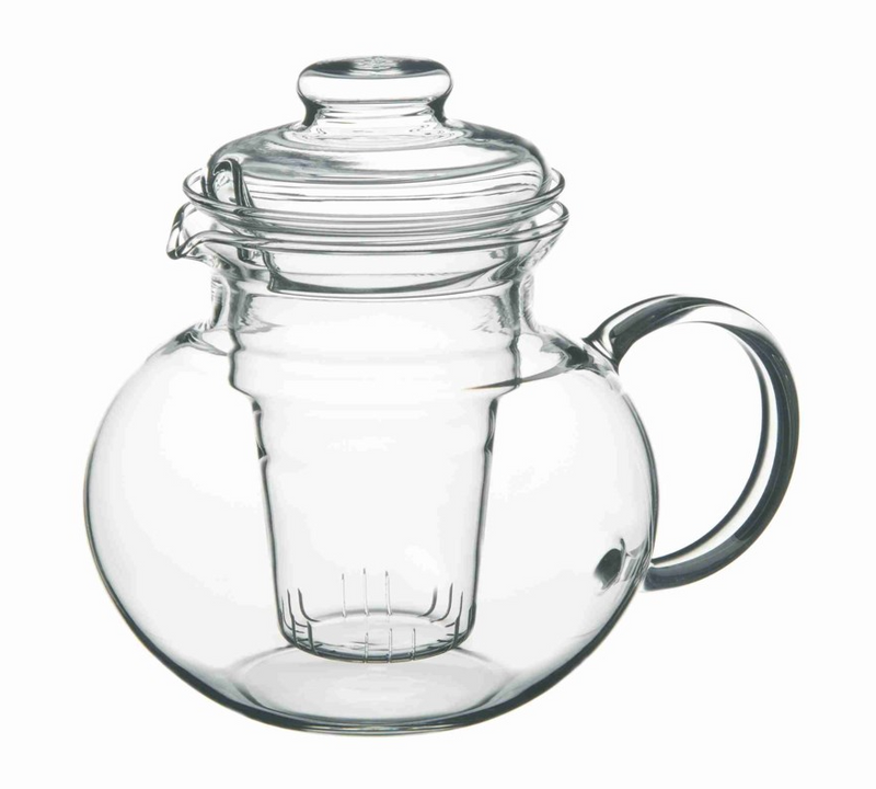 Eva Teapot w/Glass Infuser 1L