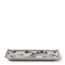 Rustic Blue Vines Rectangle Plate