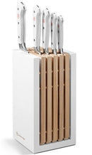 Wüsthof Classic White Six Piece Designer Knife Block Set (Bread Version)