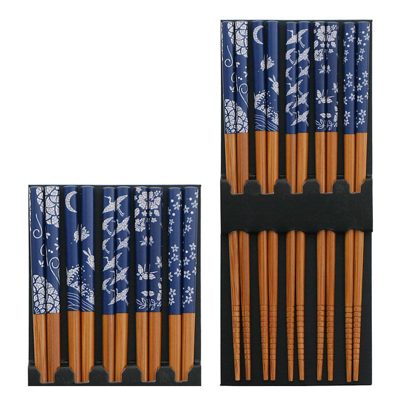 Blue & White Print Chopsticks Set