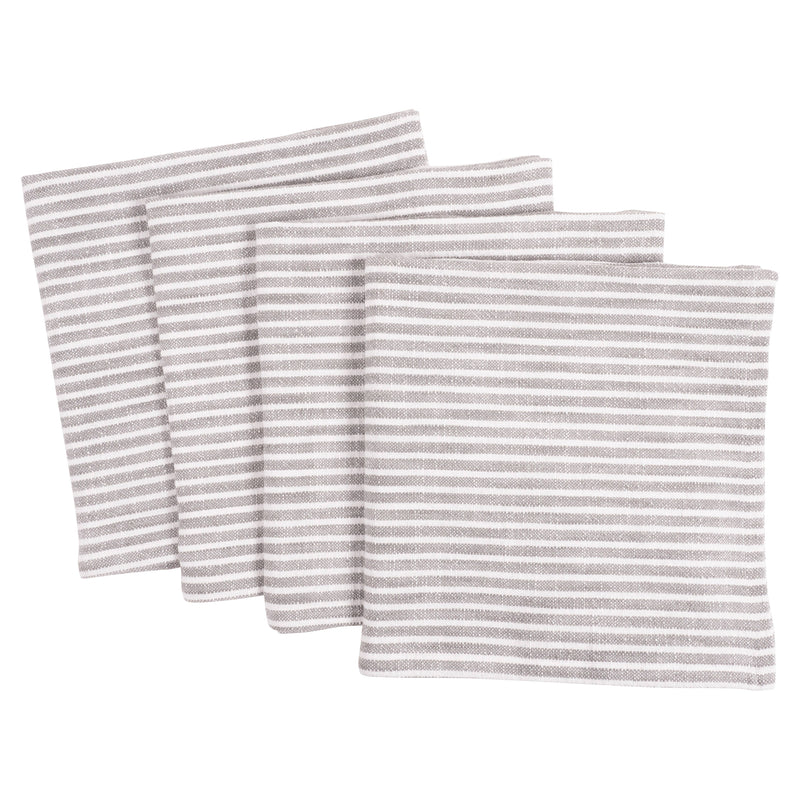KAF Home - KAF Home Monaco Slubbed Cotton Dinner Napkins - Set of 4