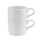 Sophie Conran White Stackable Cups 12oz Set Of 2