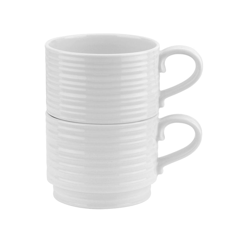 Sophie Conran White Stackable Cups 12oz Set Of 2
