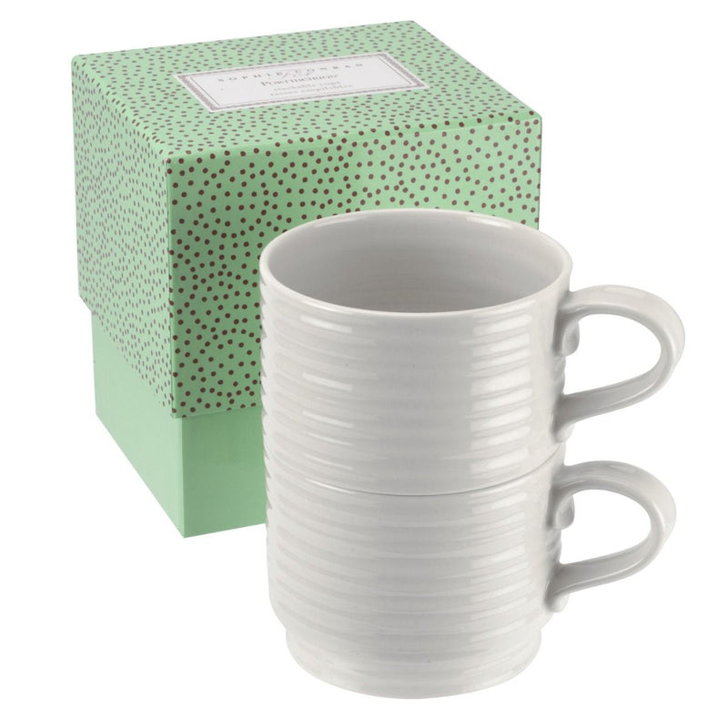 Sophie Conran White Stackable Cups 12oz Set Of 2