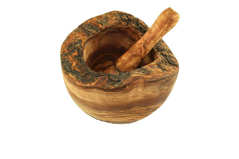 olivenholz-erleben - Mörser ca. 14 cm rustikal