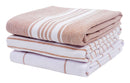 KAF Home - KAF Home Set of 3 Dual Purpose Egypitan Terry Kitchen Towel