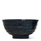 Blue Black Swirl 6.75" Noodle Bowl
