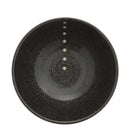 Satin Black White Dots Bowl