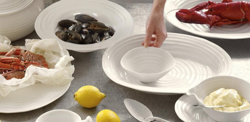 Sophie Conran White Coupe Salad Plate